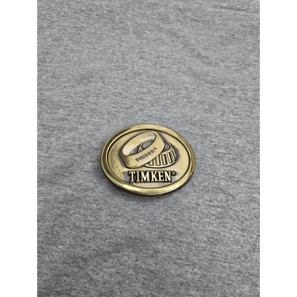 Rare Timken Bearings Solid Brass Industrial JadCo Belt Buckle